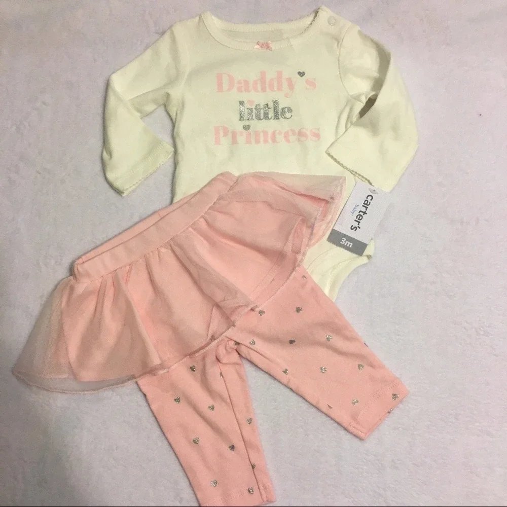 NWT daddy's little princess Carter's outfit‎ 18M
